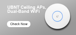 UBNT Ceiling Access Points.